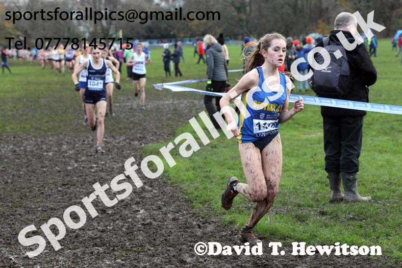 Senior Women and under-23 Womens 2017 British Athletics Liverpool Cross Challenge, Sefton Park, Liverpool. Photo:  David T. Hewitson/Sports for All Pics